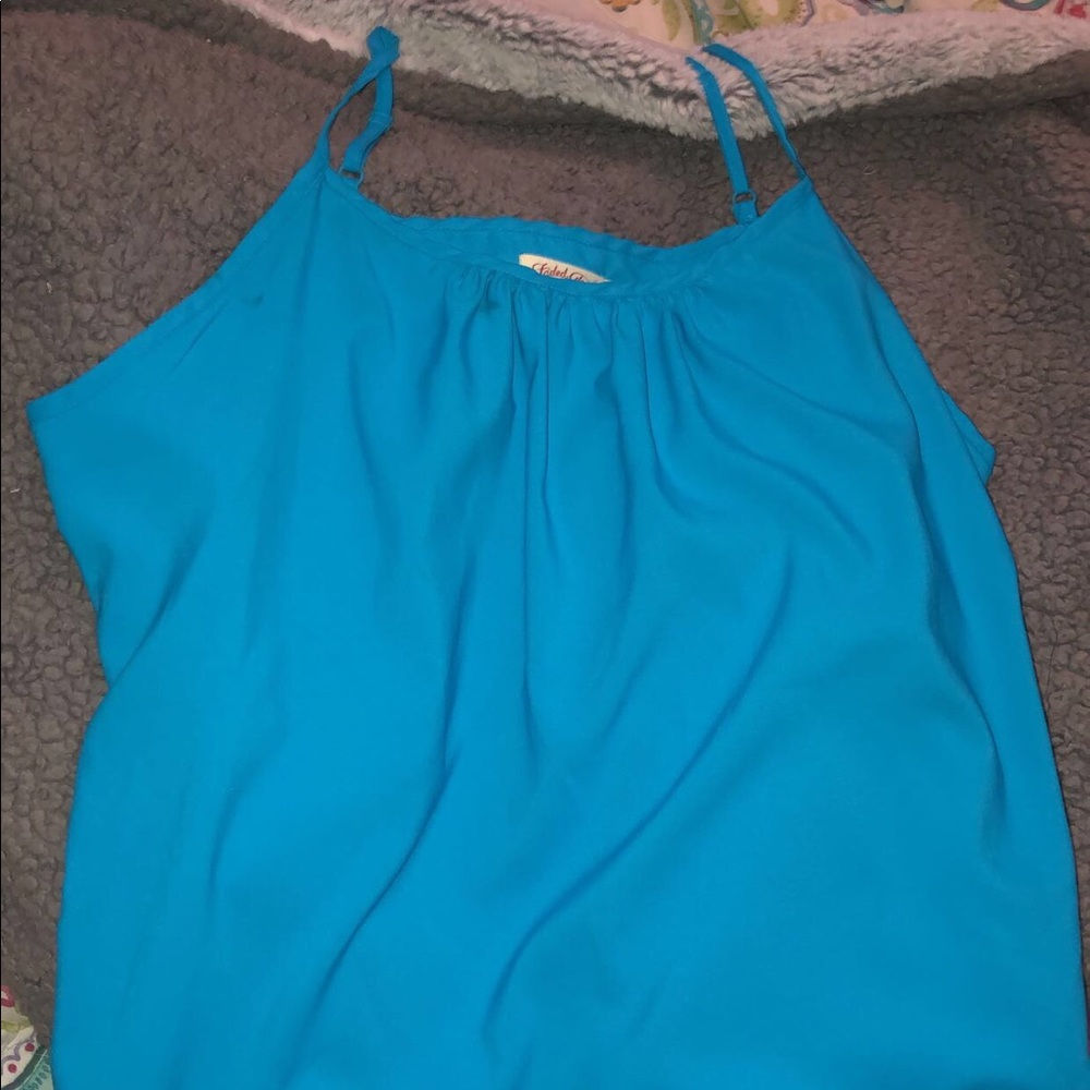 Blue women’s tank top